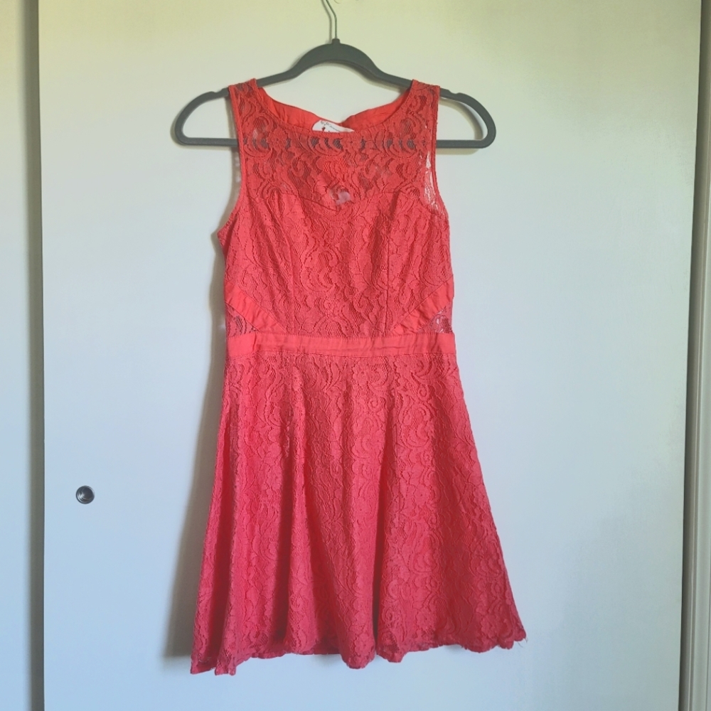 BCBG Keyhole Back Dress